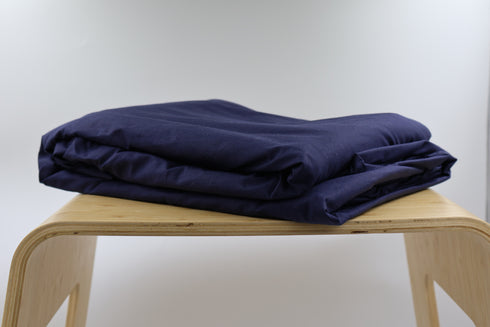 Aus Made - Cotton Navy Fitted Sheet