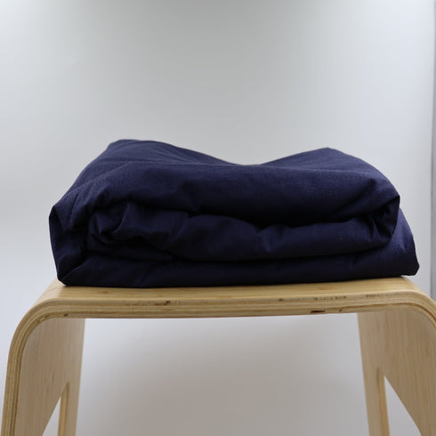 Aus Made - Cotton Navy Fitted Sheet