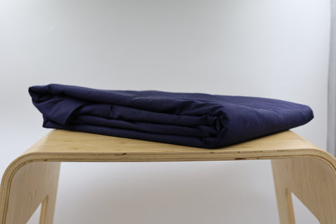 Aus Made - Cotton Navy Flat Sheet