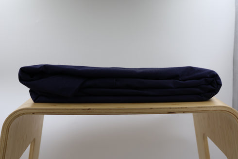 Aus Made - Cotton Navy Flat Sheet