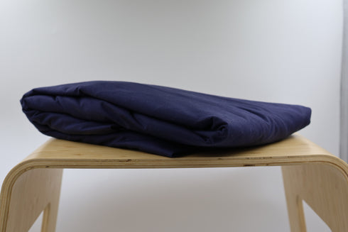 Aus Made - Cotton Navy Quilt Cover