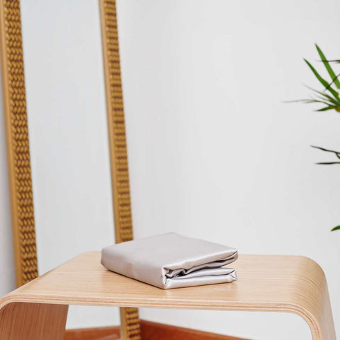 Mulberry Silk Pillow Case Grey Single (6578008686680)