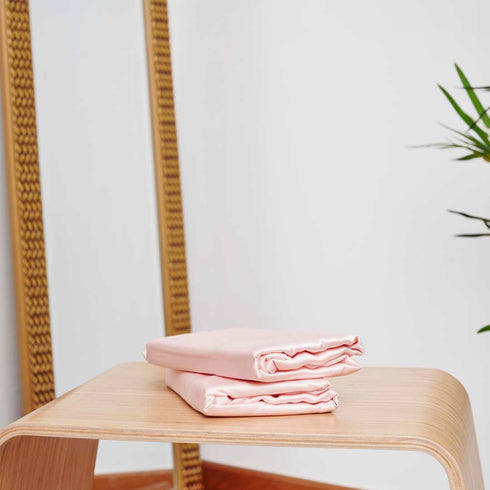 Mulberry Silk Pillow Case Pink Double (6578010030168)