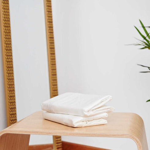 Mulberry Silk Pillow Case White Double (6578011471960)