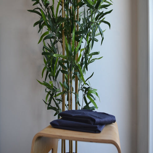 Aus Made - Cotton Navy Pillowcase Set