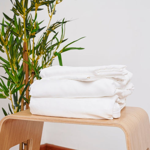 Bamboo White Anchor Sheet Set (6583694164056)