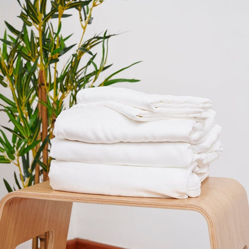 Bamboo White Classic Sheet Set (6583694753880)