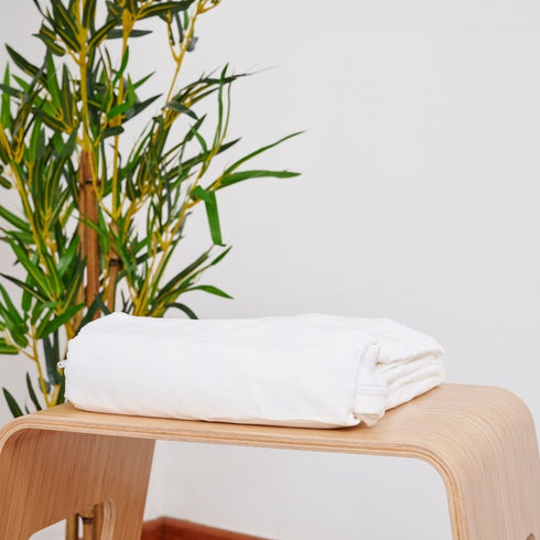 Bamboo White Doona Cover (6583695081560)