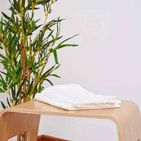 White Bamboo Pillowcase Set