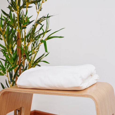 White Bamboo Fitted Sheet